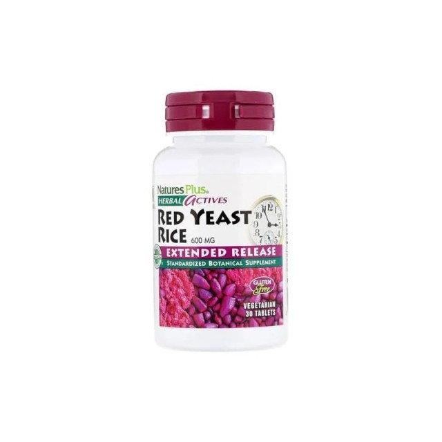 Natures Plus Red Yeast Rice 600 mg Extended Release 30 tabs