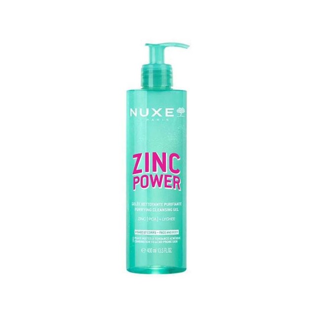 Nuxe Zinc Power Purifying Cleansing Gel 400ml