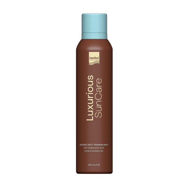 Intermed Luxurious Suncare Self-Tanning Mist Spray Mαυρίσματος, Xωρίς Έκθεση στον Ήλιο, 200ml