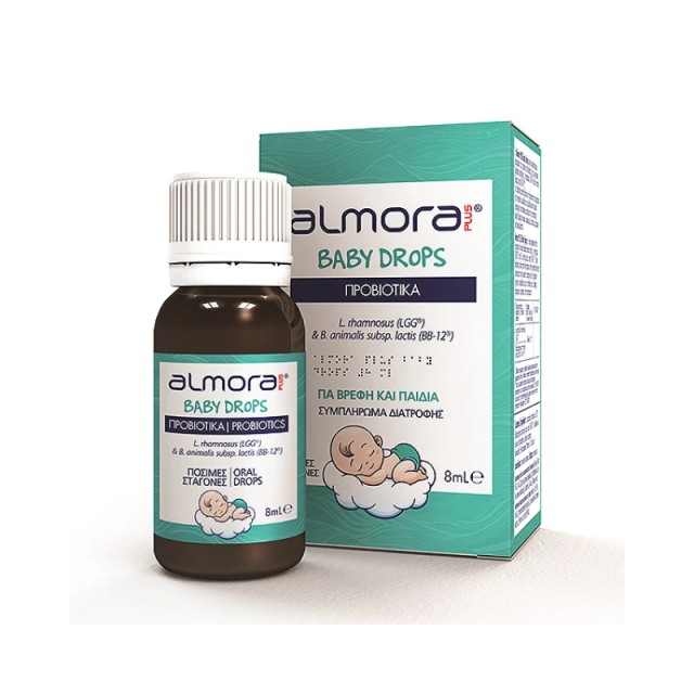 Elpen Almora Plus Baby Drops Βρεφικά Προβιοτικά 8ml