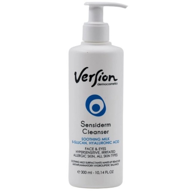 Version Sensiderm Cleanser Γαλάκτωμα Καθημερινού Καθαρισμού 300ml