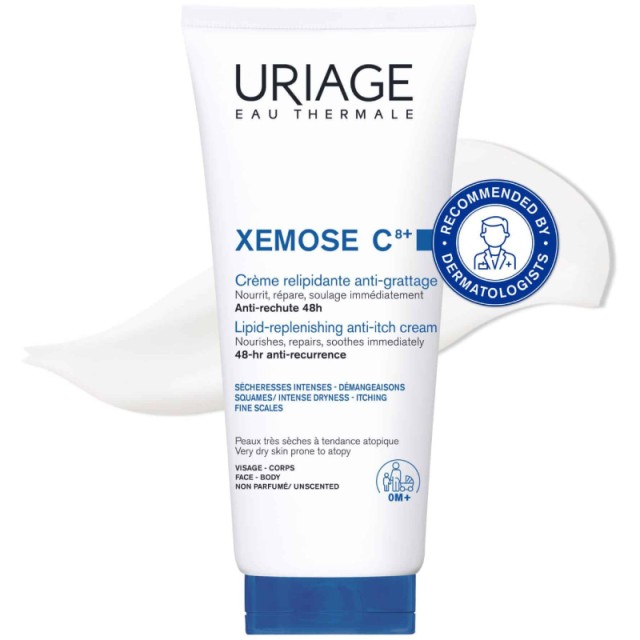 Uriage Xemose C8+ Lipid-Replenishing Anti-Itch Cream 200ml