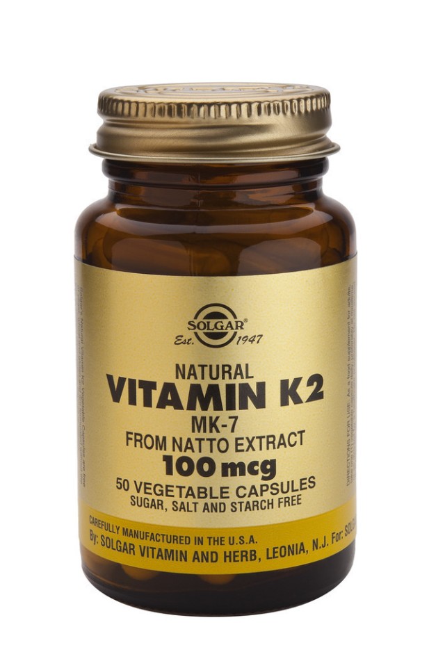 SOLGAR VIT. K2 100mcg veg.caps 50s