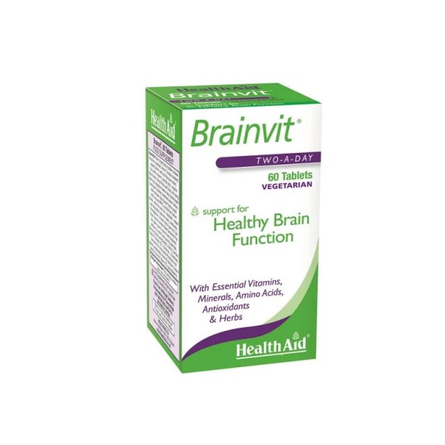 Health Aid Brainvit Συμπλήρωμα για την Μνήμη 60 ταμπλέτες