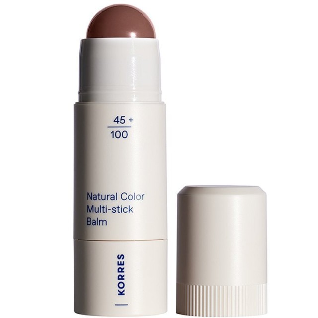 Korres Natural Color Multi-Stick Balm N.32 Muted Brown Στικ Πολλαπλών Χρήσεων για Φυσική Λάμψη 4.5gγυ