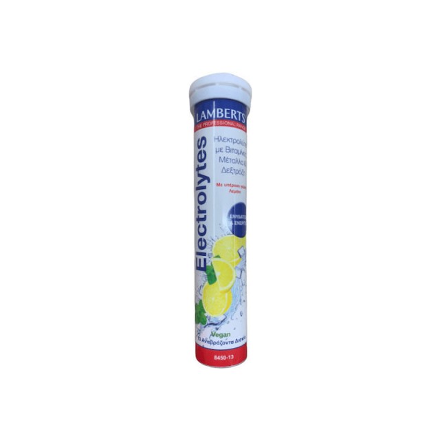 Lamberts Electrolytes με Γεύση Λεμόνι, 13 Αναβράζοντα Δισκία