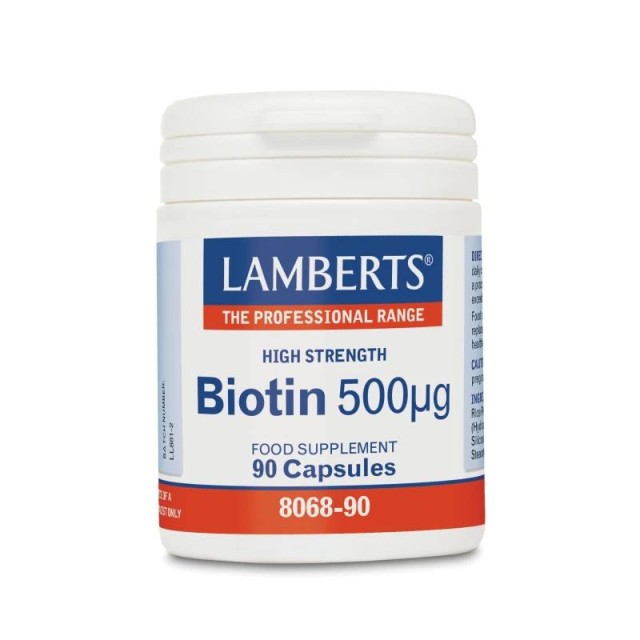Lamberts Biotin 500mcg 90 κάψουλες