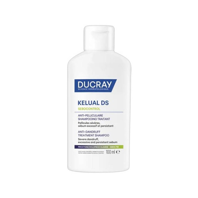 Ducray Kelual Ds Sebocontrol Σαμπουάν κατά της Έντονης Πιτυρίδας, 100ml