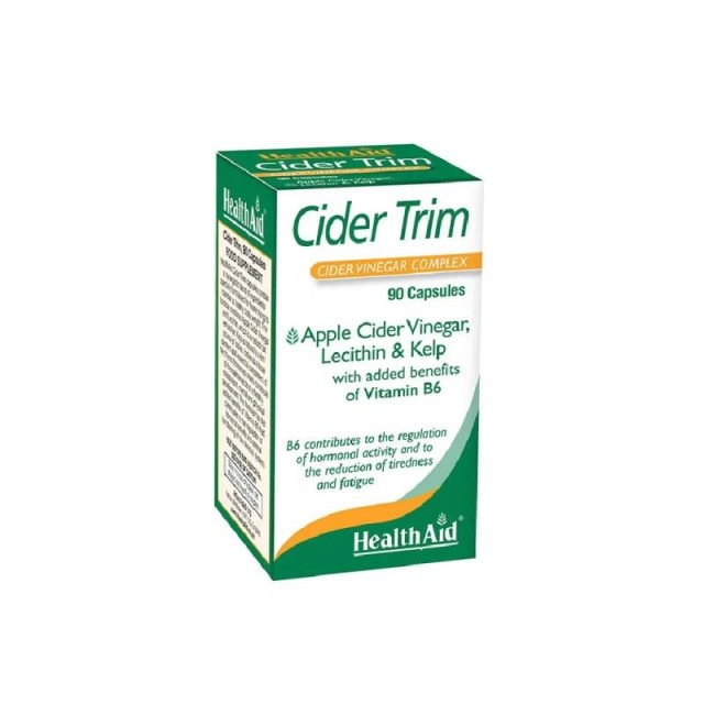 Health Aid Cider Trim Συμπλήρωμα για Αδυνάτισμα 90 κάψουλες