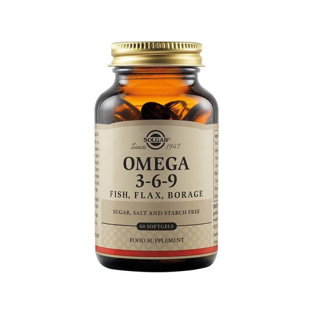 Solgar Omega 3-6-9, 60softgels