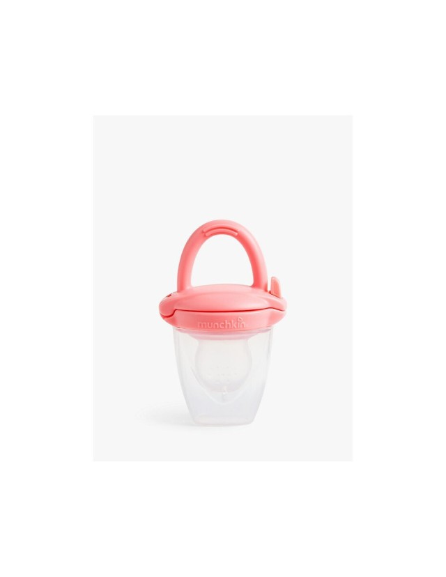 Munchkin Silicone Baby Food Feeder Πιπίλα Φαγητού Ροζ 4m+, 1 τεμ.