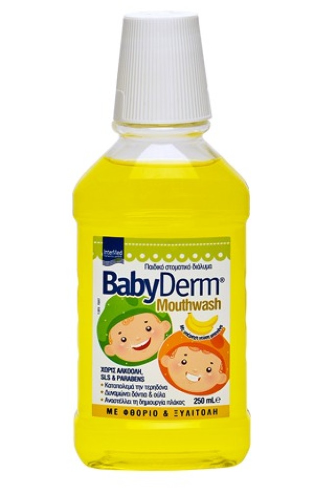 INTERMED BABYDERM Mouthwah Μπανάνα 250ml