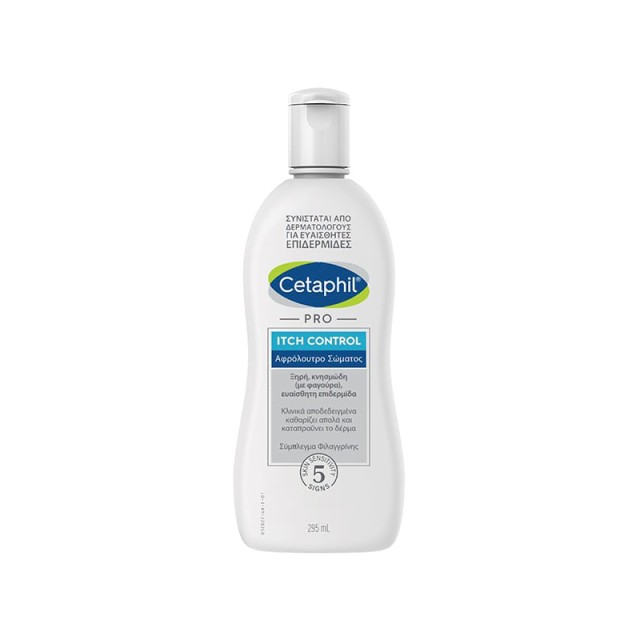 Cetaphil Pro Itch Control Body Wash Αφρόλουτρο Σώματος για Ξηρή & Κνησμώδη Ευαίσθητη Επιδερμίδα 295ml