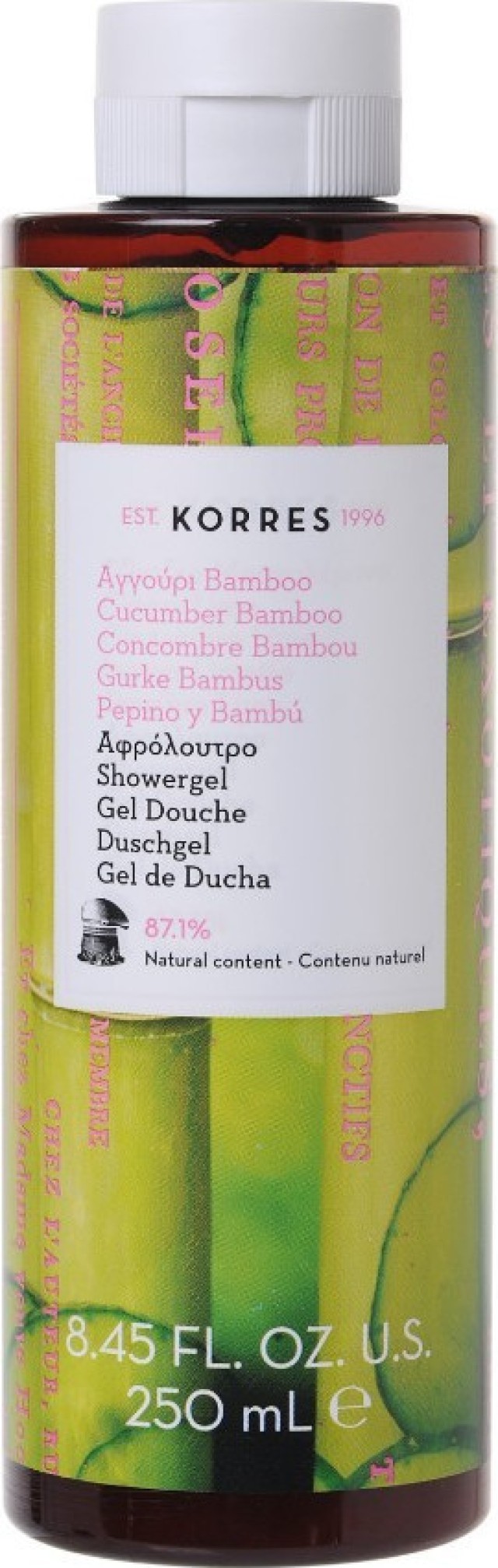 Korres Cucumber Bamboo Showergel 250ml