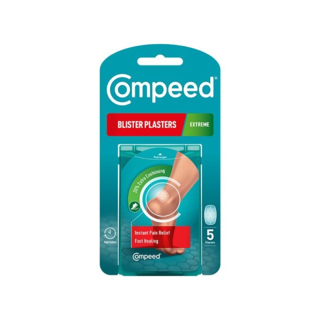 Compeed Extreme Επιθέματα Για Έντονες Φουσκάλες στη Φτέρνα, 5τεμ