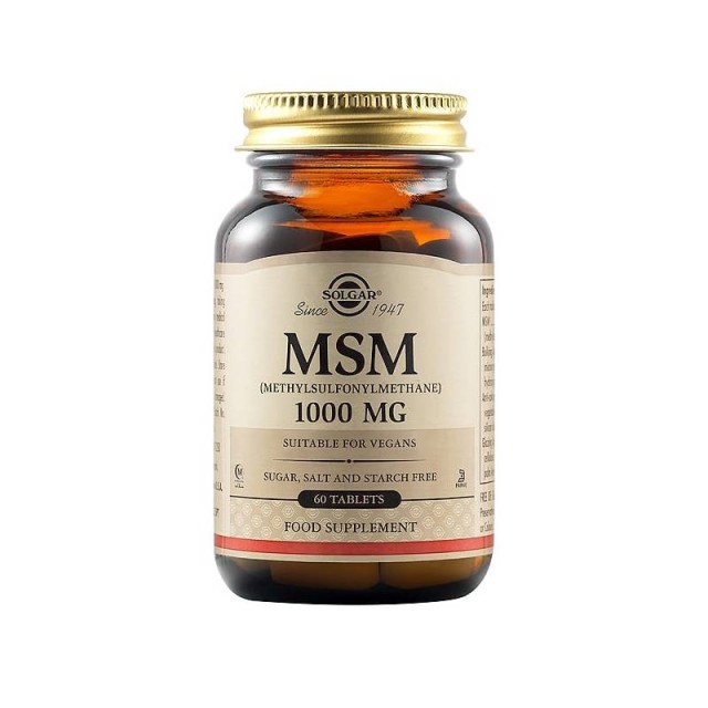 Solgar MSM 1000mg, 60tabs