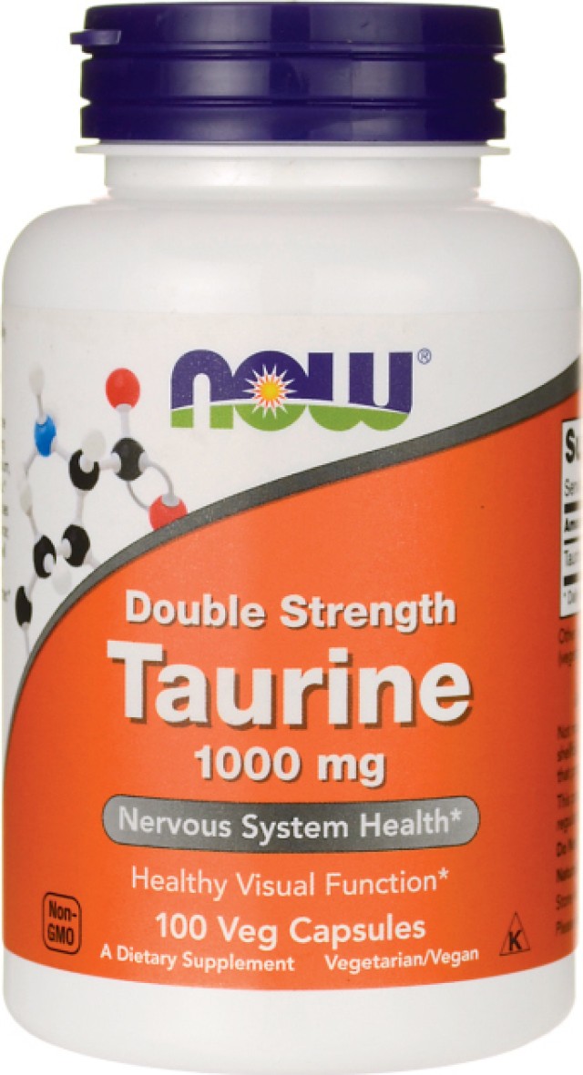 Now Taurine 1000 mg, Free Form 100 caps