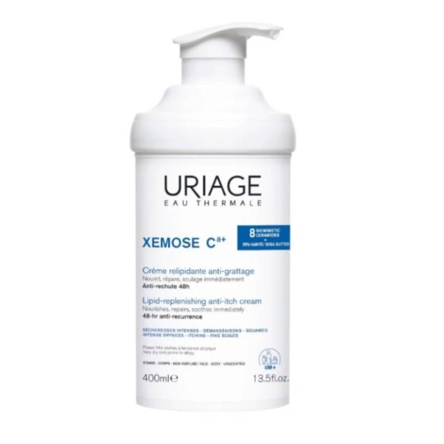 Uriage Xemose C8+ Lipid-Replenishing Anti-itch Cream 400ml