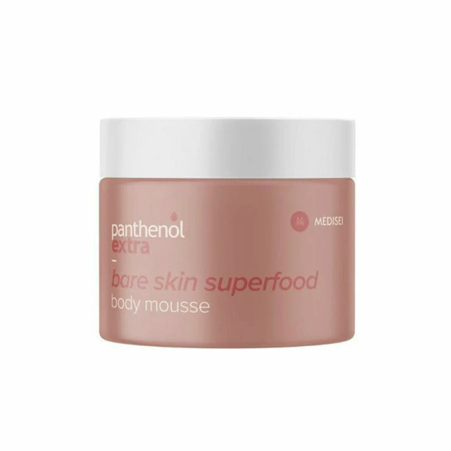 Medisei Panthenol Extra Bare Skin Superfood Body Mousse Μους Σώματος 230ml