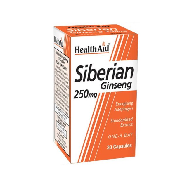 Health Aid Siberian Ginseng 250mg, 30caps