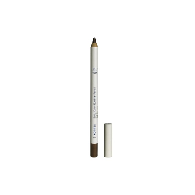 Korres Solid Color Eyeliner Pencil Μολύβι Ματιών N.02 Καφέ Χρώμα 1.2g