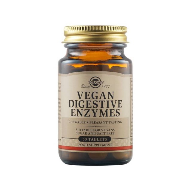 Solgar Vegan Digestive Enzymes, 50tabs