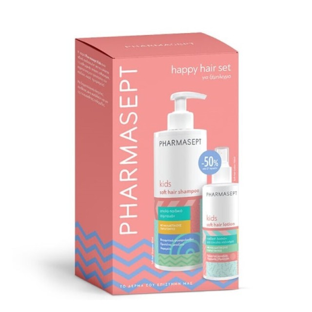 Pharmasept Promo Kids Soft Hair Shampoo Απαλό Παιδικό Σαμπουάν 400ml & Soft Hair Lotion 150ml