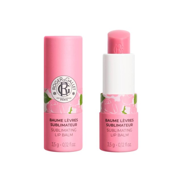 Roger & Gallet Rose Lip Balm Βάλσαμο Χειλιών με Γεύση Τριαντάφυλλο 3.5g