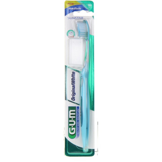 Gum 563 Original White Medium Οδοντόβουρτσα, 1τεμ