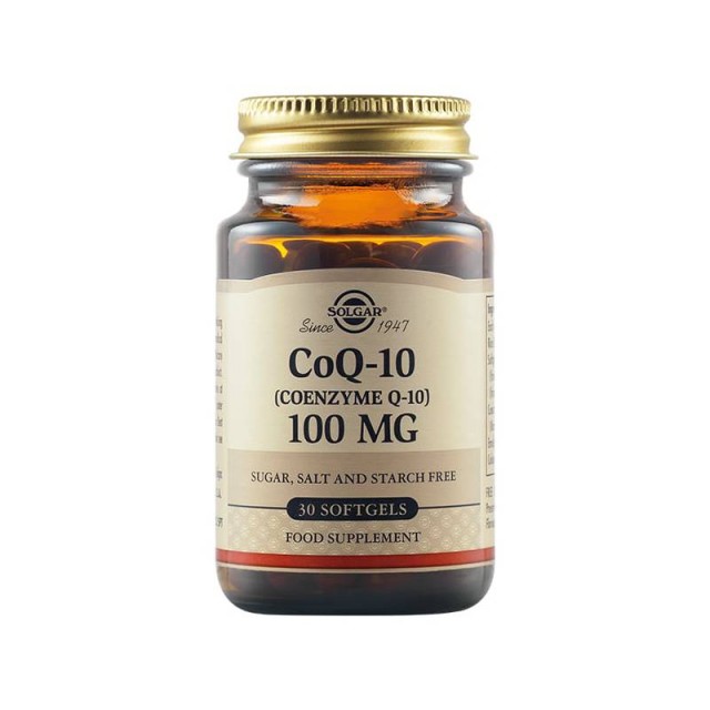 Solgar Coenzyme Q10 100mg, 30softgels