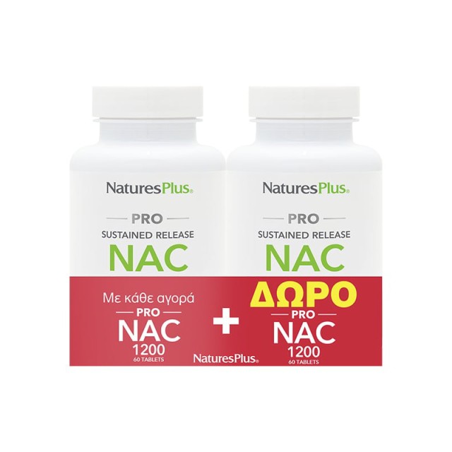 Natures Plus Promo Pro NAC 1200mg, 2x60 tablets