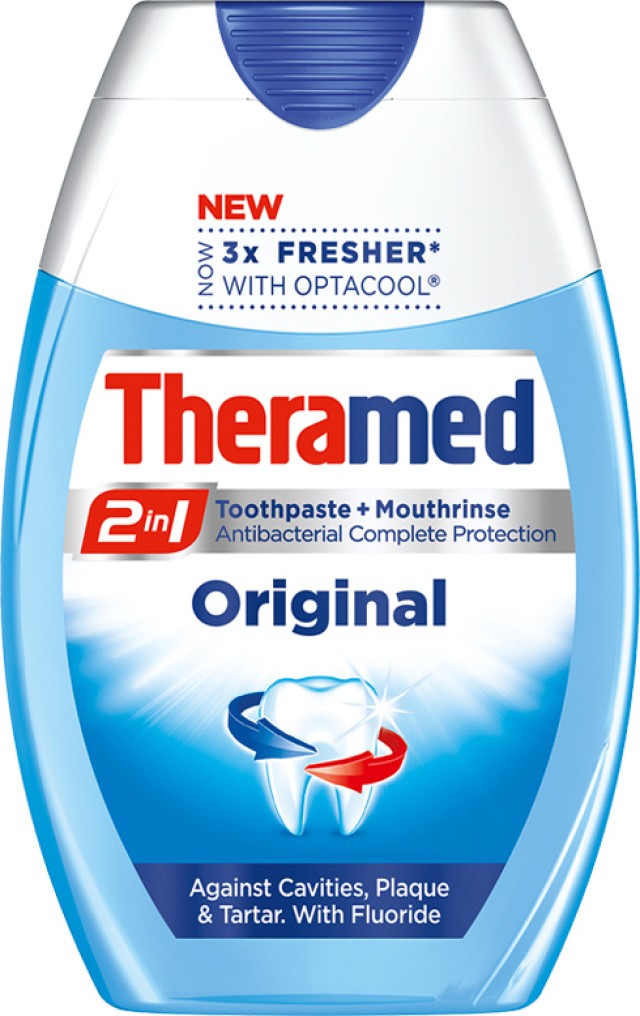 Theramed 2σε1 Original Fresh Οδοντόκρεμα σε Μορφή Gel 75ml