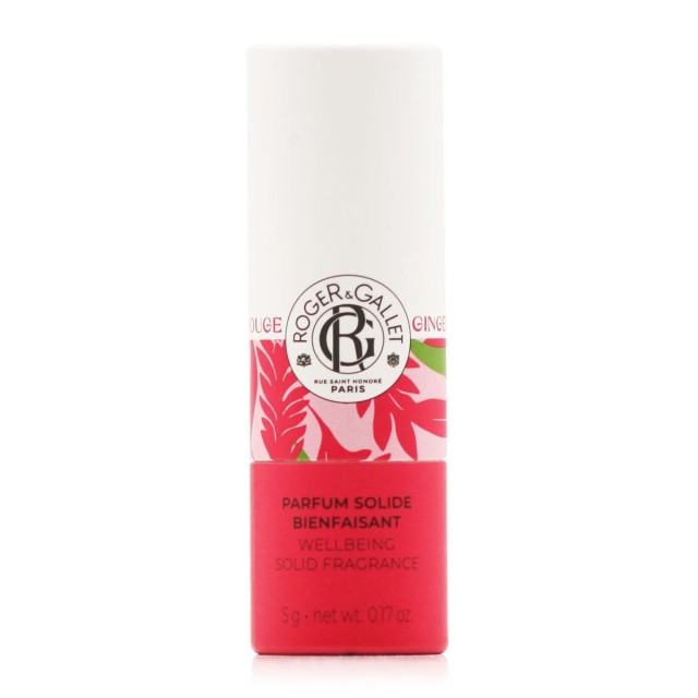 Roger&Gallet Wellbeing Solid Fragrance Αναζωογονητικό Στερεό Άρωμα Gingembre Rouge 5g