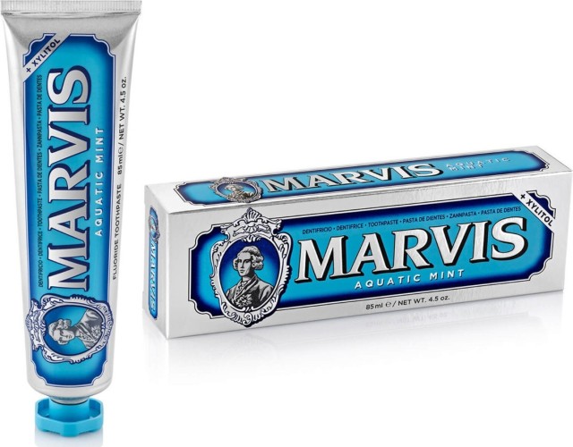Marvis Aquatic Mint Toothpaste Οδοντόκρεμα με Γεύση Μέντα, 85m