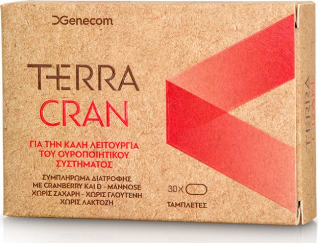 Genecom Terra Cran - Ουροποιητικό σύστημα, 30tabs