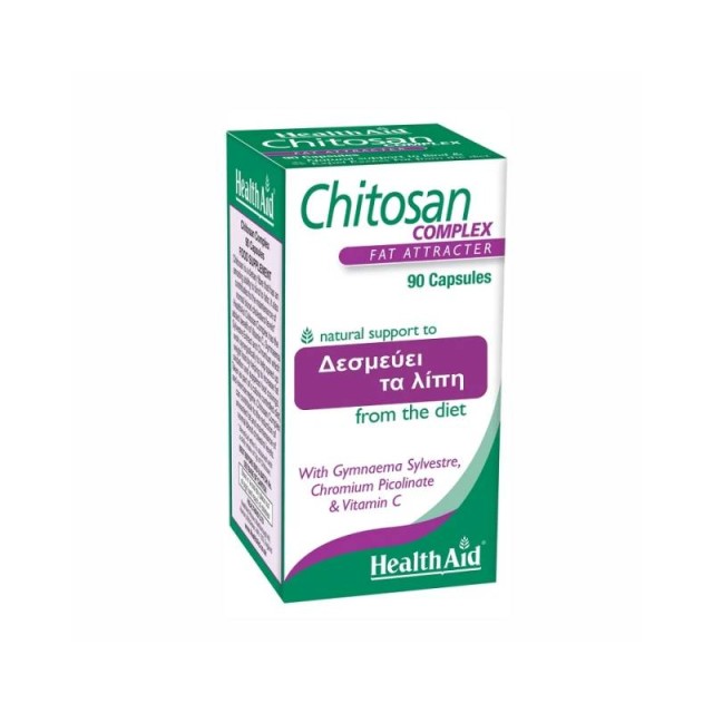 Health Aid Chitosan Complex Συμπλήρωμα για Αδυνάτισμα 90 κάψουλες