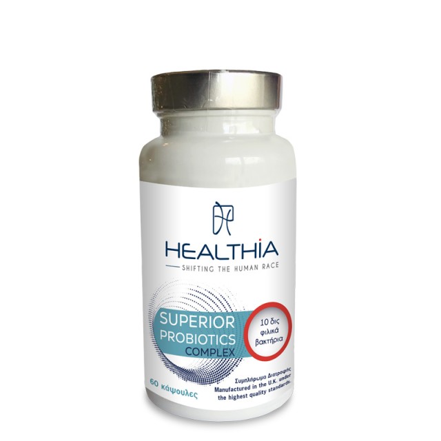Healthia Superior Probiotic Complex, 60 κάψουλες βραδείας αποδέσμευσης