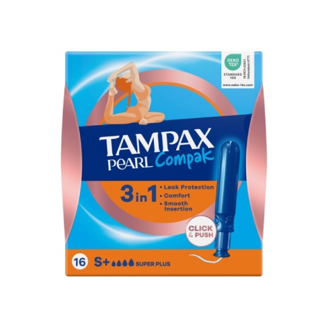 Tampax Compak Pearl Super Plus 16 Tεμαχίων
