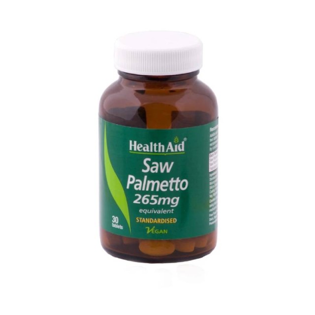 Health Aid Saw Palmetto 265mg 30 ταμπλέτες