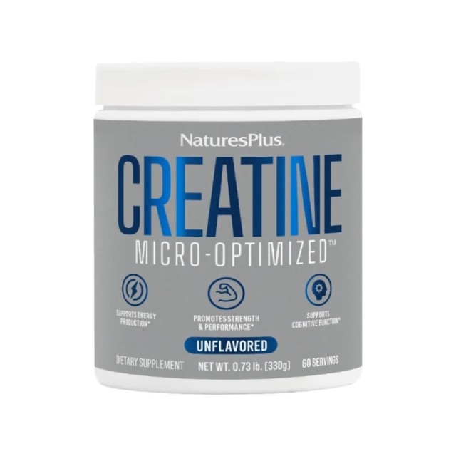 Natures Plus Creatine Powder 100% Μονοϋδρική Κρεατίνη, 330g