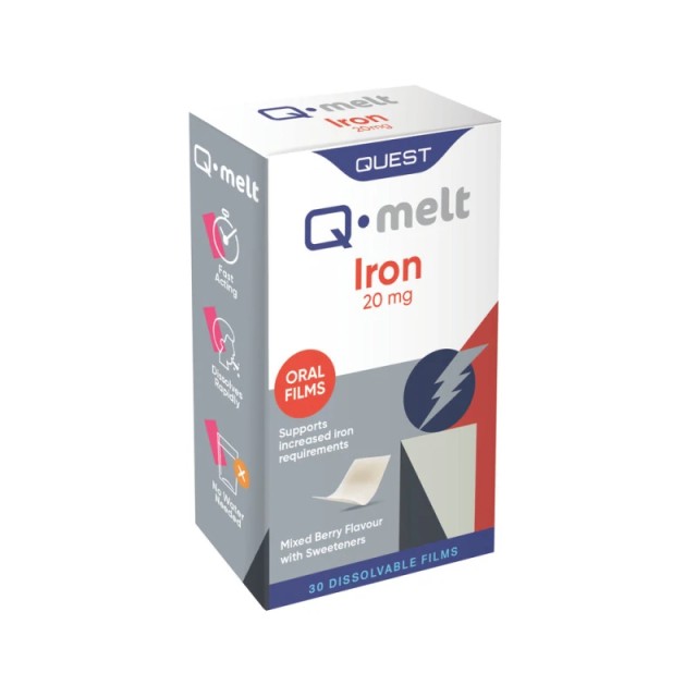 Quest Q Melt Iron 20Mg 30 ταινίες
