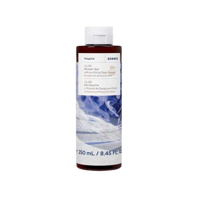Korres Body Cleanser Lilac Αφρόλουτρο Πασχαλιά, 250ml
