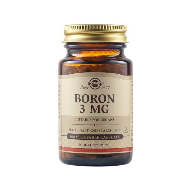 Solgar Boron 3mg, 100vcaps