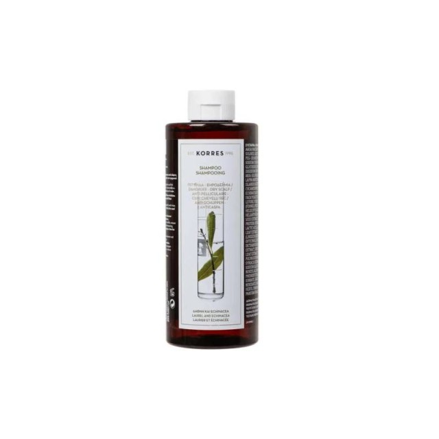 Korres Σαμπουάν Δάφνη + Echinacea κατά της Πιτυρίδας + της Ξηροδερμίας 400ml
