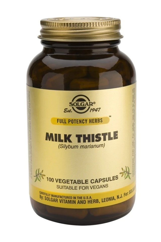 SOLGAR MILK THISTLE veg.caps 100s