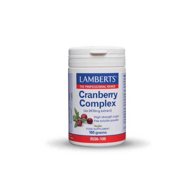 Lamberts Cranberry Complex Powder Συμπλήρωμα για την Υγεία Ουροποιητικού Συστήματος Σε Σκόνη 100gr
