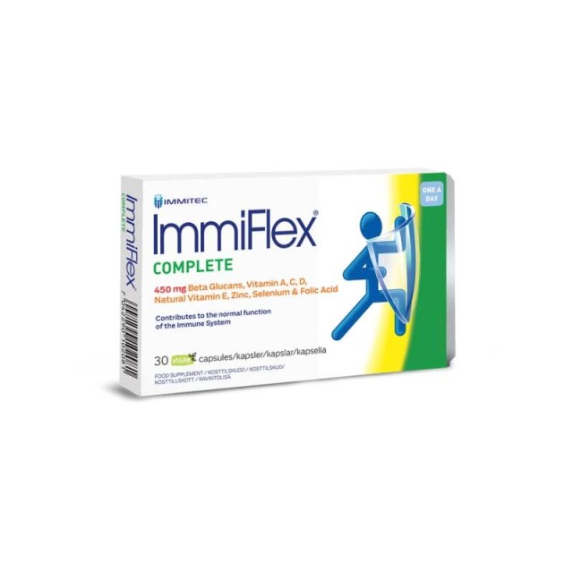 Aricon Immiflex Complete 450mg Συμπλήρωμα Διατροφής για την Ενίσχυση του Ανοσοποιητικού 30caps
