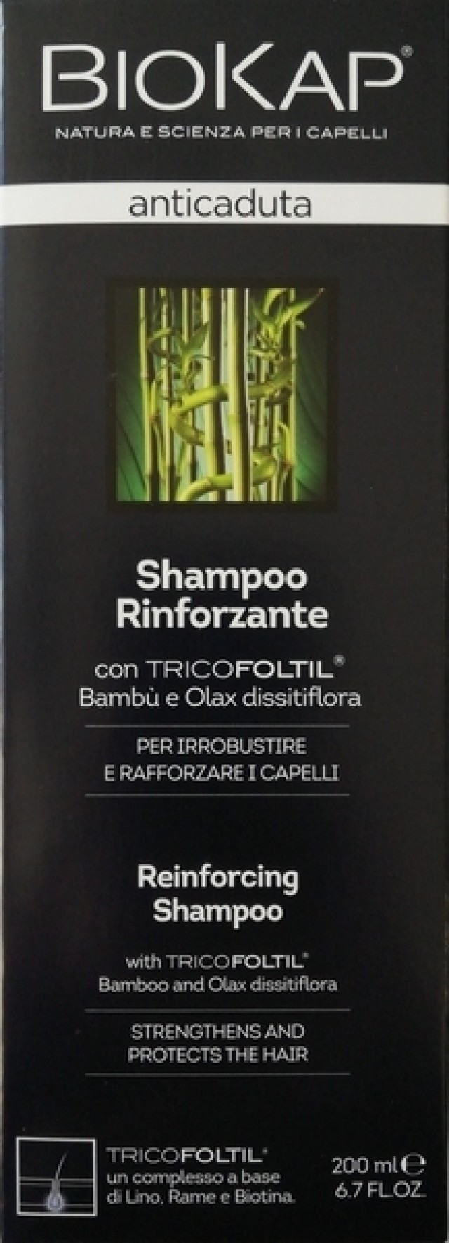 Biokap Reinforcing Shampoo Anticaduta Κατά Της Τριχόπτωσης 200ml