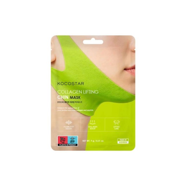 Kocostar Collagen Lifting Chin Mask Επίθεμα Σύσφιξης για το Πιγούνι 9g
