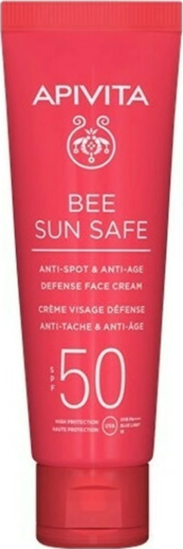 Apivita Bee Sun Safe Κρεμα Προσώπου Κατά των Πανάδων & των Ρυτίδων SPF50, 50ml